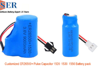 paquet ER26500 de batterie au lithium 3.6v avec le condensateur ER26500+HPC1550 de 1550 impulsions pour la chose d'Internet