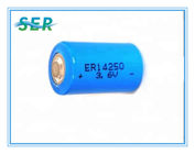 Batterie de Li SOCL2 de compteur à gaz, type de puissance de 1/2AA ER14250M Battery 3.6V 750mAh