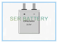 Type mince mince batterie de manganèse de lithium 3V CP603450 pour l'étiquette électronique active