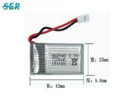Puissance élevée batterie de bourdon de 3,7 volts, lithium Ion Battery de 902540 bourdons avec le PCM de carte PCB
