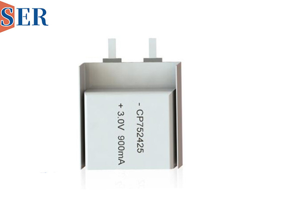 Batterie non rechargeable molle de la poche 3V de la batterie CP752425 CP752525 de bioxyde de manganèse de lithium de paquet