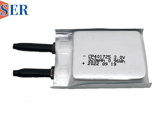 Les cellules de poche à batterie ultrafines prismatiques à usage unique Limno 2 CP401725 pour le tracker