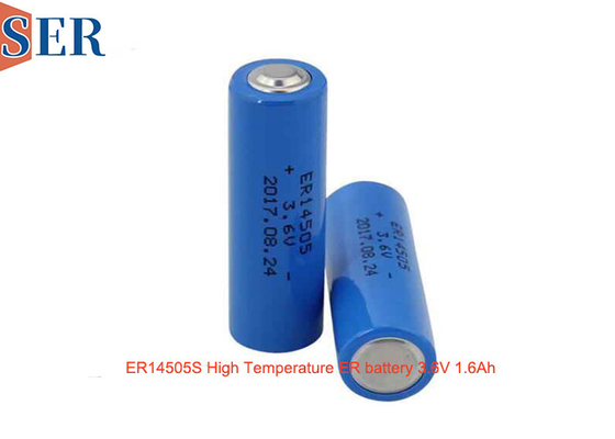 3.6V de haute température primaire de lithium LiSOCL2 batterie ER14505S AA Taille pour le compteur de services publics