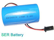 Batterie Li-SOCI2 primaire de lithium de la taille 3.6V 19000mAh R20 de LS33600/ER34615 D