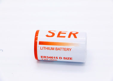 Taille non rechargeable ER34615M du chlorure de thionyle de lithium de puissance élevée de batterie de Li SOCL2 3.6V D