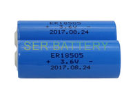 Haute énergie une batterie de la taille ER18505, 3800mAh batterie au lithium de 3,6 volts 10 ans de durée de conservation