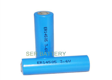 Vie active de la batterie ER14505H aa 3.6V de Bobbin Type Li SOCL2 longue avec les étiquettes terminales