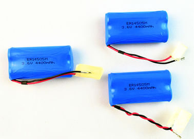 Approbation adaptée aux besoins du client de la CE de la taille ER14505M-2P 1S2P de la batterie 4400mAh 3.6V/7.2V aa de Li SOCL2