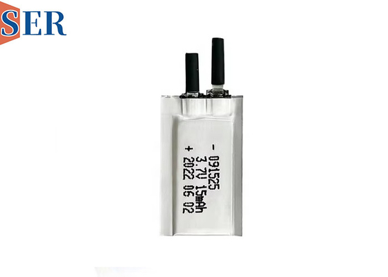 Personnalisez la cellule à poche ultra-mince de 3,7V 091525 batterie lithium polymère rechargeable pour appareils portables