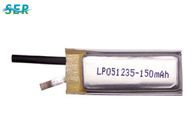 Lipo 051235 batterie rechargeable de 501235 Li-polymères pour le mobile de Mp3 GPS PSP électronique