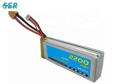 Batterie de voiture rechargeable de RC 35C 14.8V 1800mAh Li Polymer For Mini Helicopter/avion