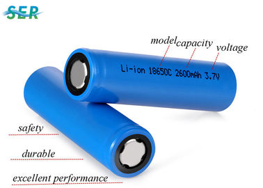 Ion rechargeable de lithium de haute batterie de drain 18650 3.7V 2600mah pour des lampes/lanternes
