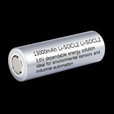 Batterie Li-SOCL2 13000mAh 3,6V, une solution énergétique fiable idéale pour les capteurs environnementaux et l'automatisation industrielle