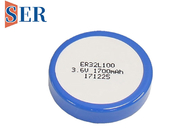 Type à hautes températures batterie primaire de gaufrette de cellules du bouton ER32L100 de chlorure de thionyle de lithium d'ER32100T 1/6 D