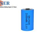 Mètre de service de la batterie ER17335S de MSDS Li SOCL2 cellule à hautes températures primaire de lithium de 3,6 volts