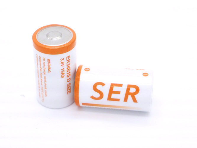 Batterie Li-SOCI2 primaire de lithium de la taille 3.6V 19000mAh R20 de LS33600/ER34615 D