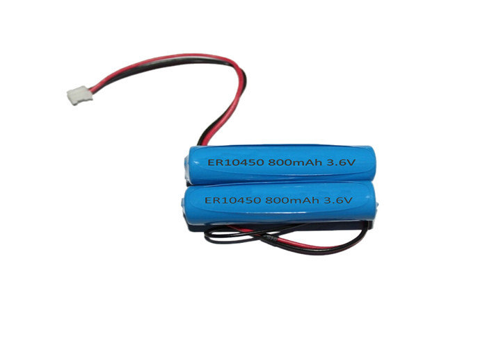 Batteries de 2ER10450 7.2V D.C.A. Li SOCl2 pour le contrôleur de température de chauffage d'étiquette de PLC d'alarme