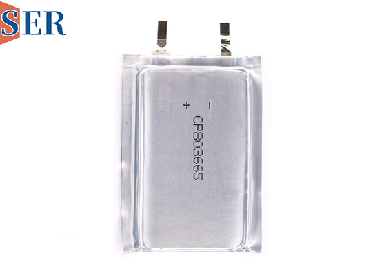 Batterie molle primaire ultra mince de manganèse de lithium de paquet de la batterie 3.0V de SER CP803665 Limno2