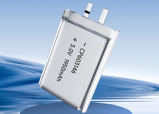 Longue durée de conservation CP603146 de la batterie au lithium 3v de cellules ultra minces primaires de la poche Li-MnO2