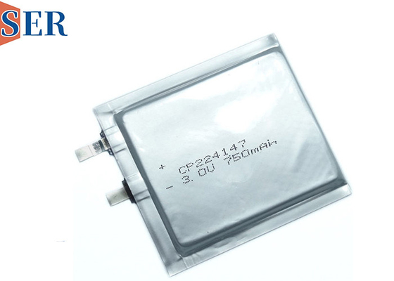 Une batterie ultra-fin non rechargeable Limno2 CP224248 3,0 V CP Soft Pack pour carte à puce