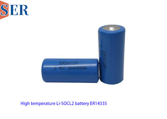 Batterie Li Socl2 primaire à haute température 3,6 V ER14335 2/3AA Taille ER14335S Pour le suivi du produit TPMS