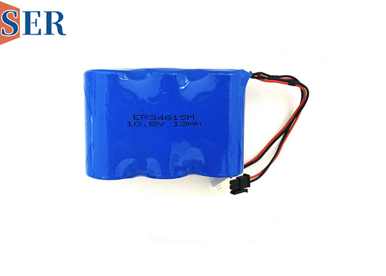 Piles Li-SOCL2 personnalisées 10.8V 8500mAh ER26500 3S1P Piles au lithium pour détecteur de fuite sous vide