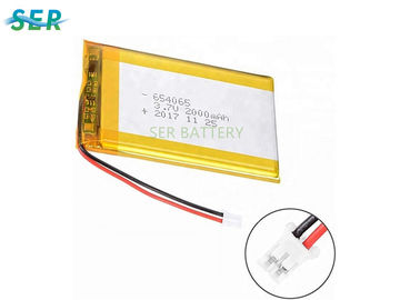 Li - batterie au lithium rechargeable de PO 3,7 654065