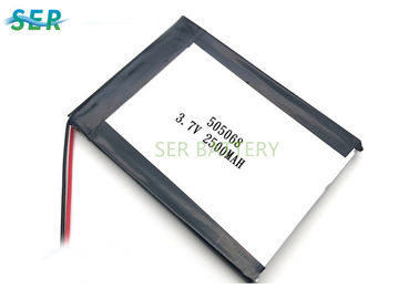 La batterie adaptée aux besoins du client 505068 3.7V de polymère de lithium de Lipo font un cycle longtemps la vie pour l'appareil photo numérique