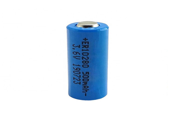 Chlorure de thionyle de lithium de la batterie 3,6 v du lithium socl2 de fil d'ER10280 500mAh