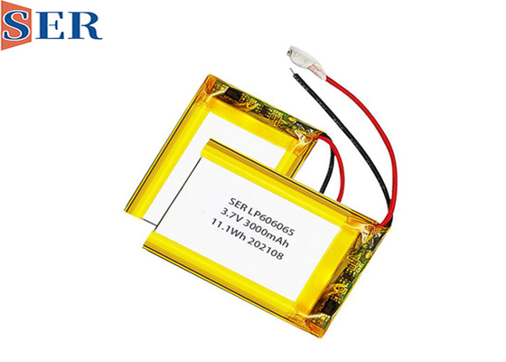 Batterie 3.7V 7.4V 11.1V 2500mAh de polymère de lithium de Li - d'Ion Pouch Lipo 606065
