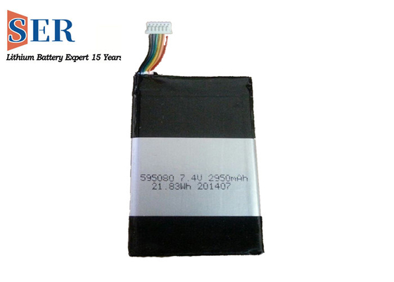 Adaptez le lithium aux besoins du client BQ27200 Ion Polymer Cell de la batterie 7.4V Lipo 595080 de polymère de lithium